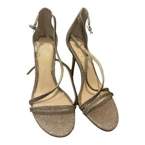 Jessica Simpson golden sandals size 6.5